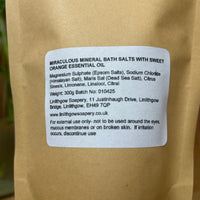 Mineral Bath Salts with Lavender Essential Oil 300g
