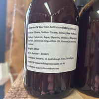 Liquid Soap, Antimicrobial Lavender & Tea Tree 300ml