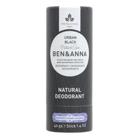 Natural Deodorant Urban Black, Ben & Anna