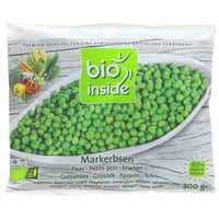 bag of frozen garden peas