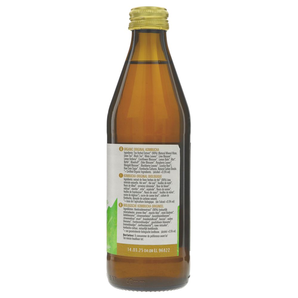 Featured image displaying bottle of Biona Organic Kombucha Original