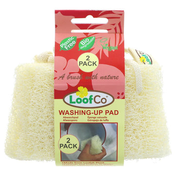 LoofCo Washing-Up Pads are skilfully hand-made in Egypt from loofah plant. A 100% biodegradable alternative to plastic washing-up sponges.