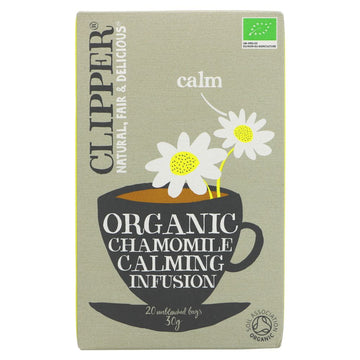 Featured image displaying box of Clipper Organic Chamomile Tea