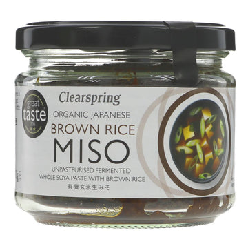 Featured image displaying jar of Clearspring organic brown rice miso
