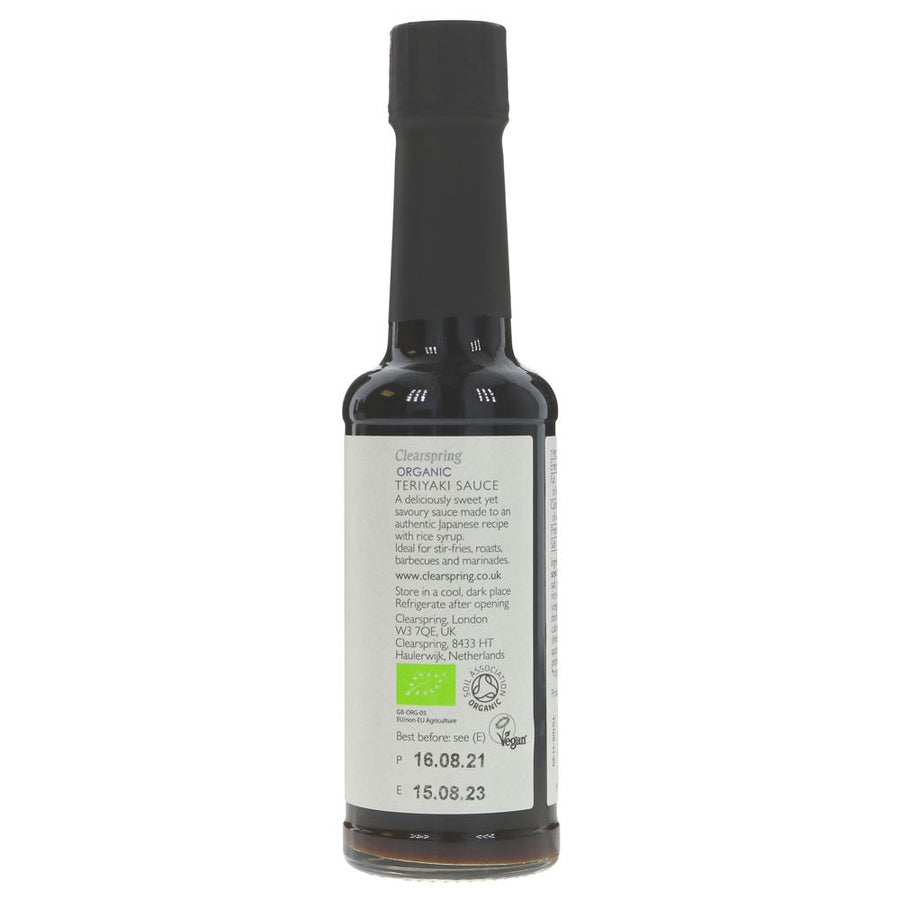 Featured image displaying bottle of Clearspring organic teriyaki sauce