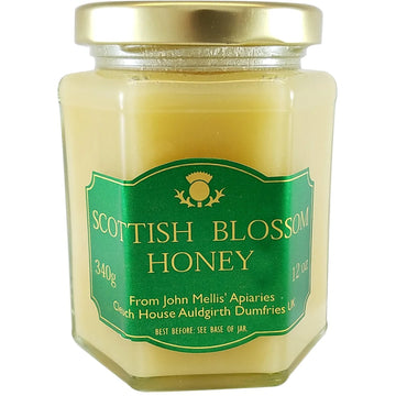 Featured image displaying jar of John Mellis Scottish Blossom Honey