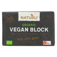 Naturli Vegan Block is an Organic vegan alternative to block butter. It contains shea, coconut, rapeseed and almond, and no palm oil. Organic. 200g