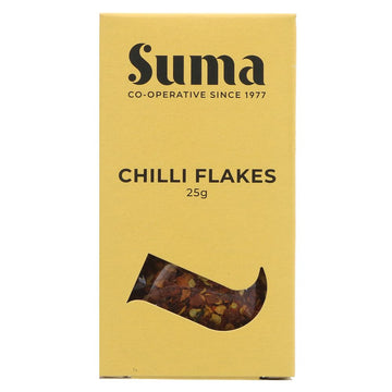 Featured image displaying box of Suma chilli flakes