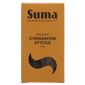 Featured image displaying box Suma organic cinnamon sticks