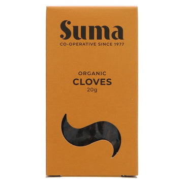 Featured image displaying box of Suma organic whole cloves