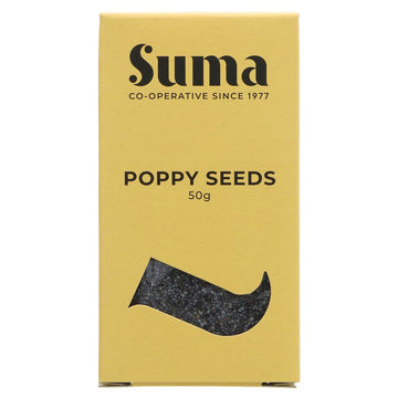 Featured image displaying box of Suma poppy seeds