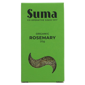 Featured image displaying box of Suma organic rosemary