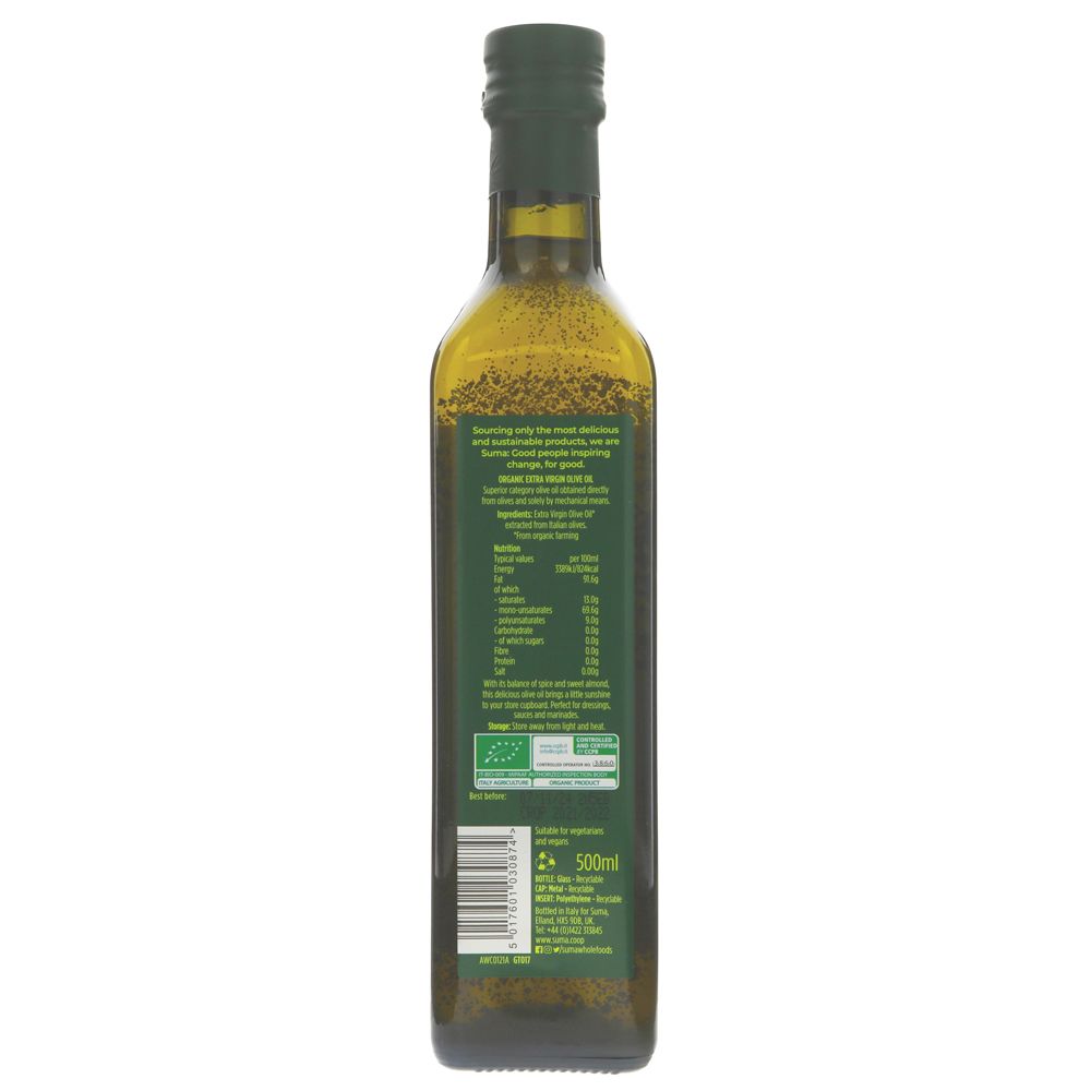 Olive Oil, Extra Virgin Italian 500ml