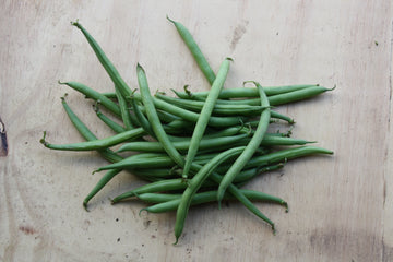 A photo of organic green beans