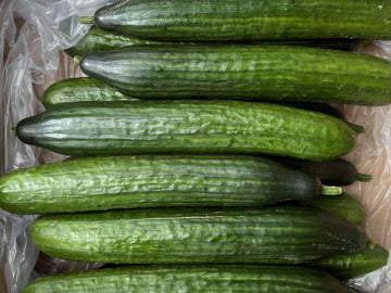 A photo of organic cucumber