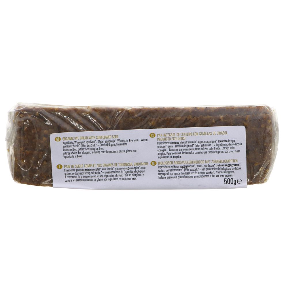 Rye Bread, Sunflower Seed
