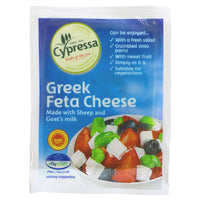 vac packed block of greek feta. organic. delicious