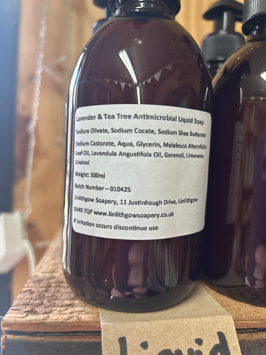Liquid Soap, Antimicrobial Lavender & Tea Tree 300ml