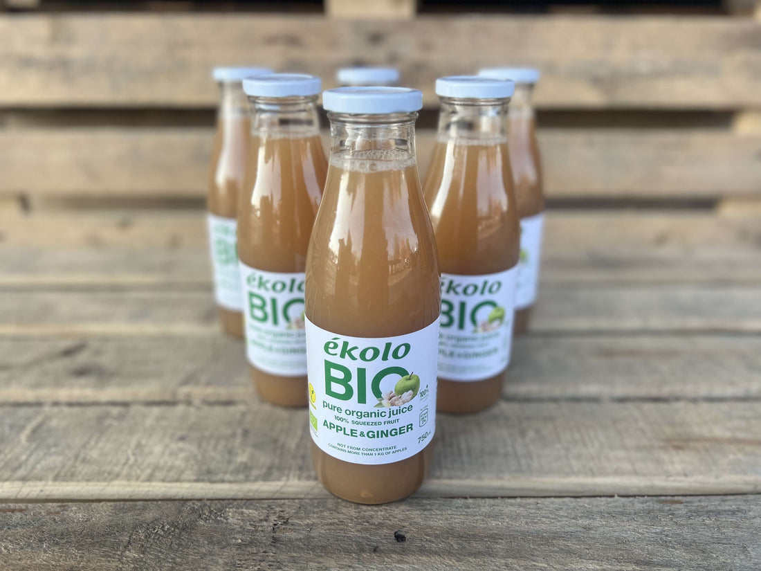 Apple & Ginger Juice, Ekolo