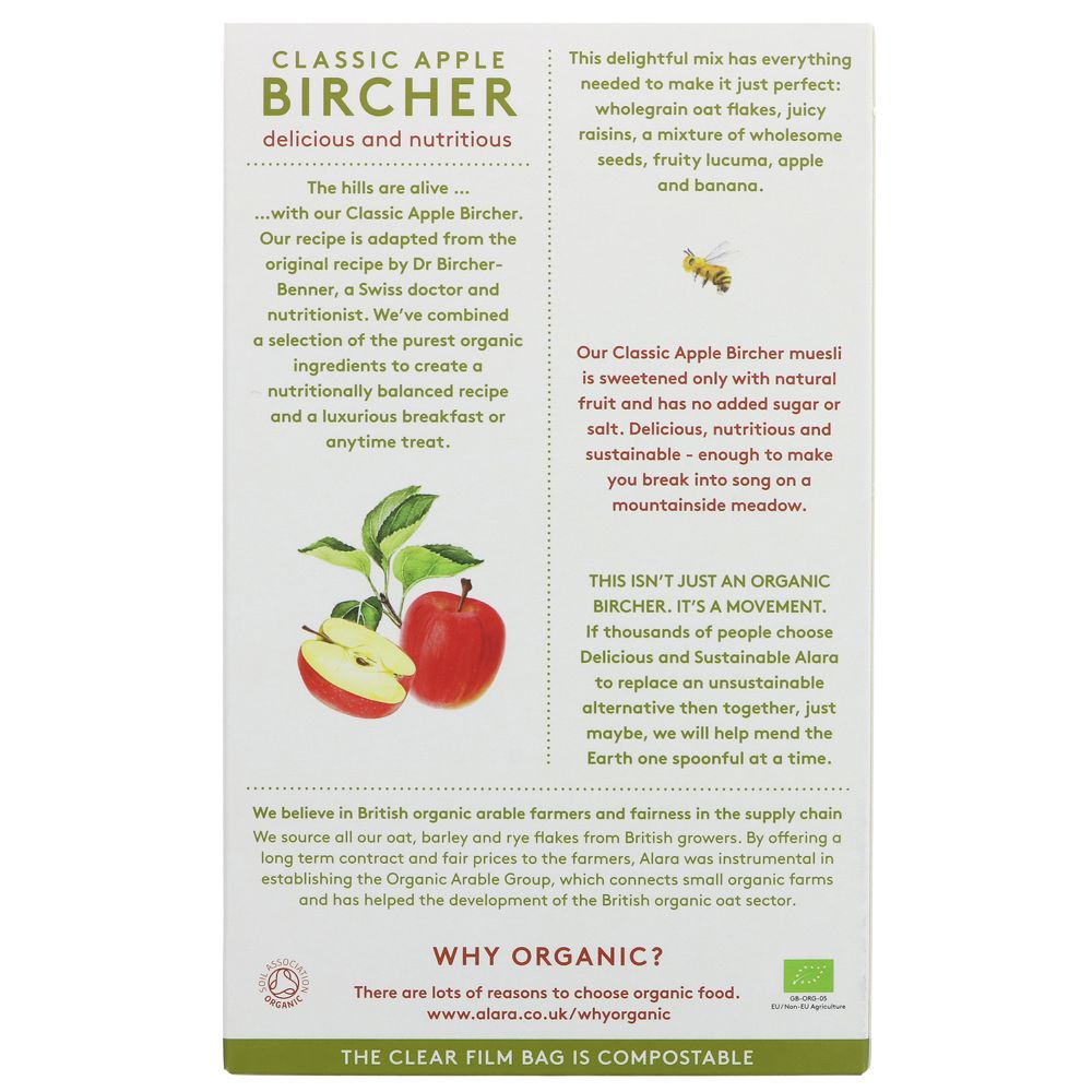 Muesli, Classic Apple Bircher (Alara)