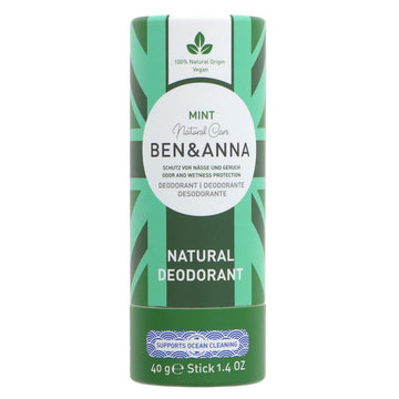 Natural Deodorant Mint, Ben & Anna