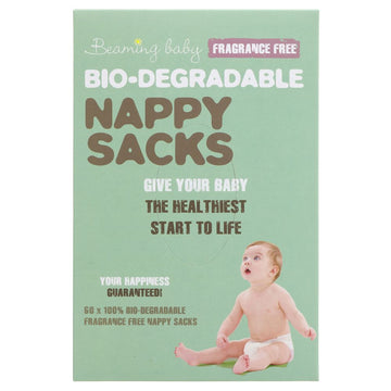 Light green box containing biodegradable nappy sacks - pack of 60