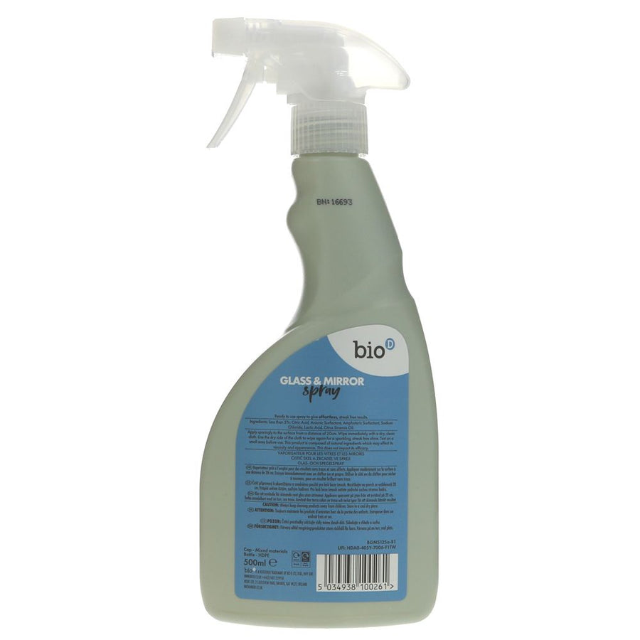 Glass & Mirror Spray, Bio D, 500ml
