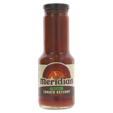 Simply, an excellent ketchup. Organic ingredients, including ripe tomatoes and a subtle hint of spices, are blended into this most versatile of relishes. Try it with almost anything!