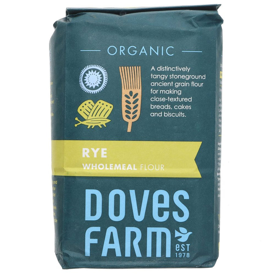 Stoneground, 100% rye flour has a distinctive flavour. It is naturally lower in gluten, producing close textured breads with a pleasing con