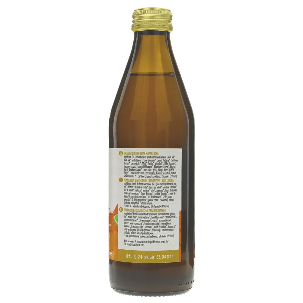 Featured image displaying Biona Organic Kombucha Ginger Lime