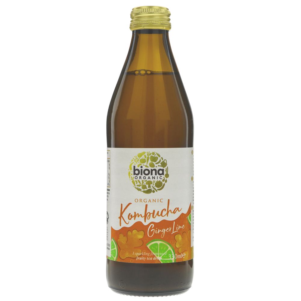 Featured image displaying Biona Organic Kombucha Ginger Lime