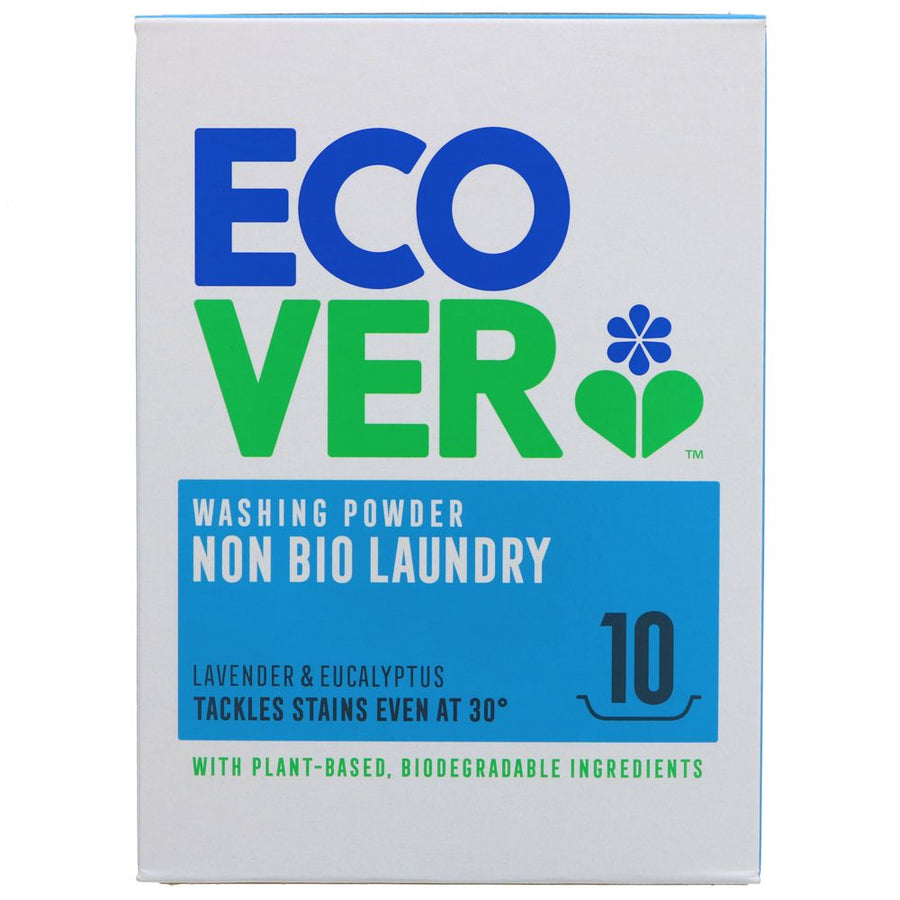 A brilliant all-rounder, our Non-Bio Washing Powder stands up to dirt and stains even at 30--. Featuring active plant-based, biodegradable ingredients. Naturally inspired fragrance of Eucalyptus & Lavender leave clothes smelling clean and fresh. 750g