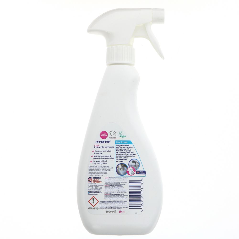 Limescale Remover, Ecozone, 500ml