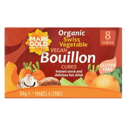Marigold's bouillon cubes are perfect as a natural enhancer of all soups, stews, casseroles, sauces, savouries, rice and grain dishes and a delicious hot drink. Organic