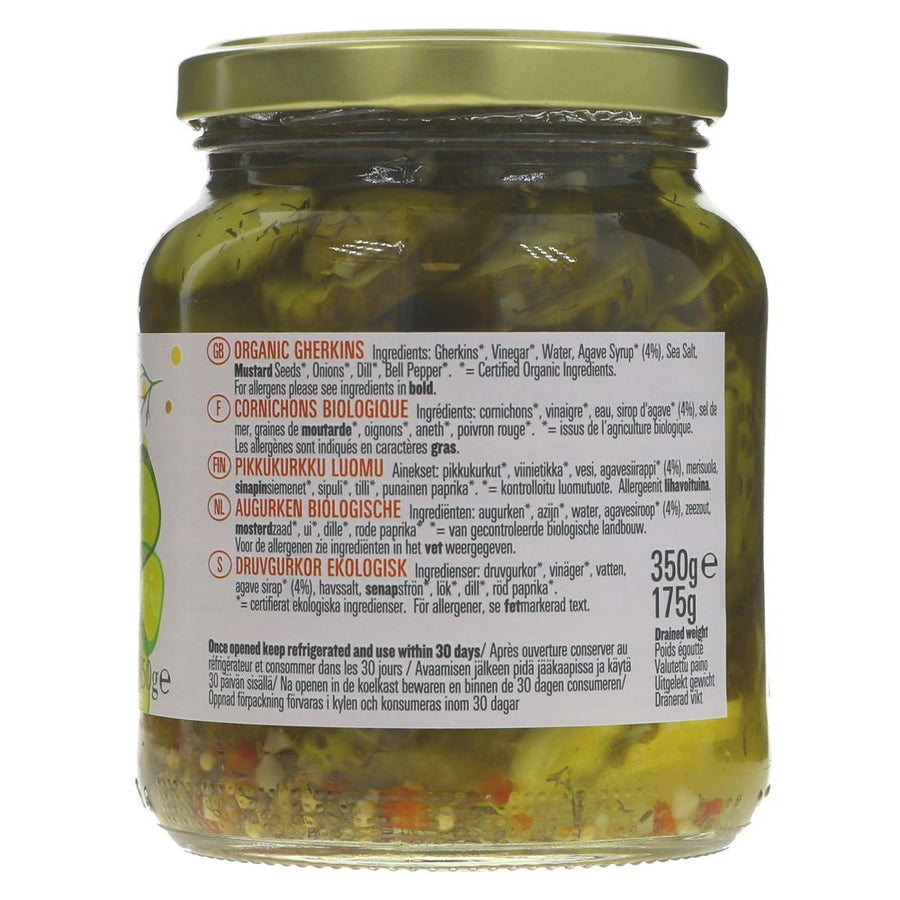 Featured image displaying jar of Biona Organic sliced gherkins