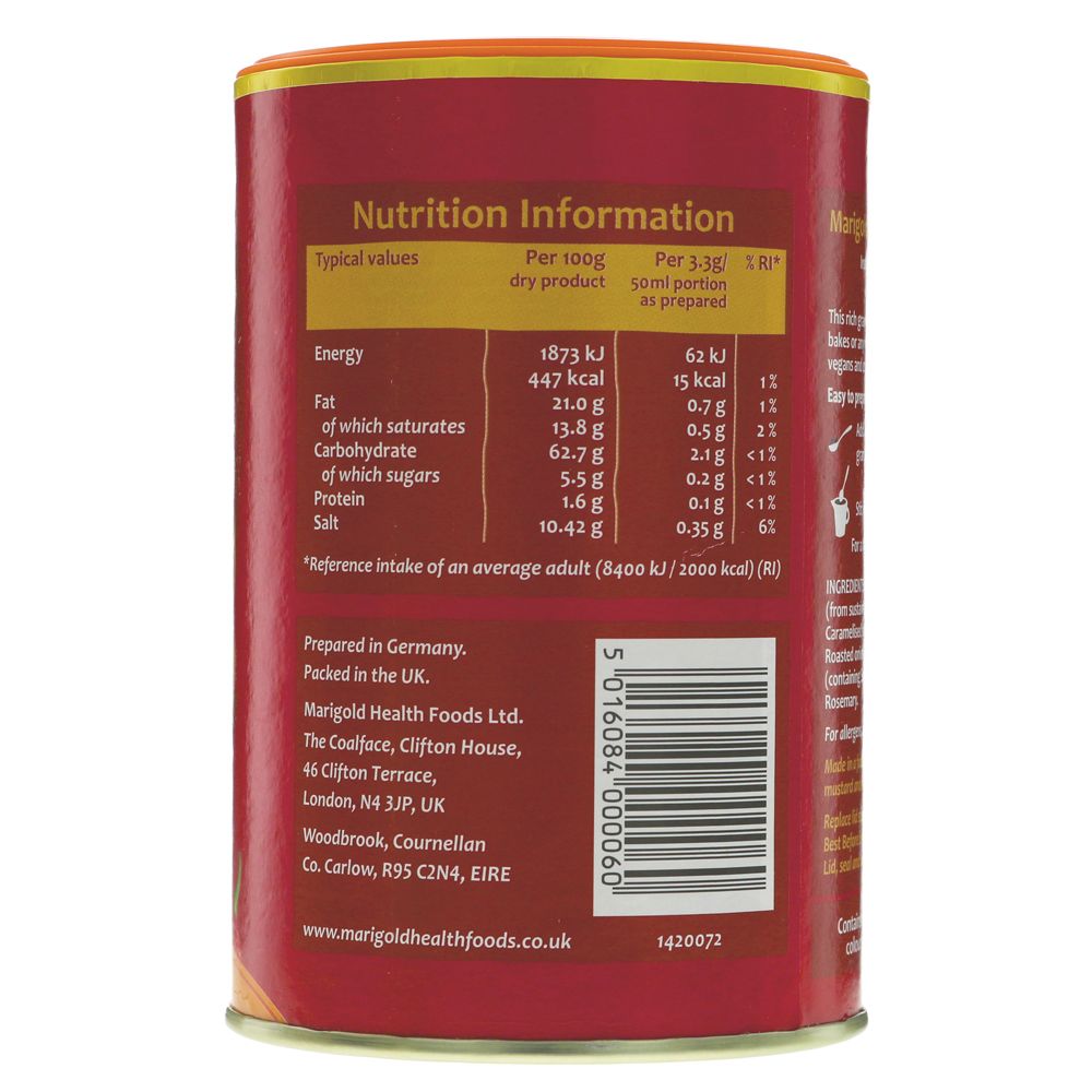 Featured image displaying Marigold vegan instant gravy granules