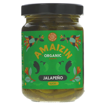 Featured image displaying jar of Amaizin organic jalapeño slices