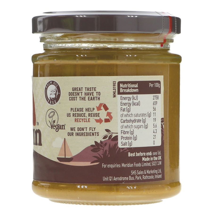 Featured image displaying jar of Meridian Organic Cashew Butter Smooth