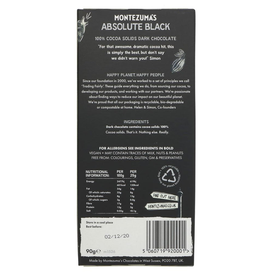 Absolute Black 100% Cocoa