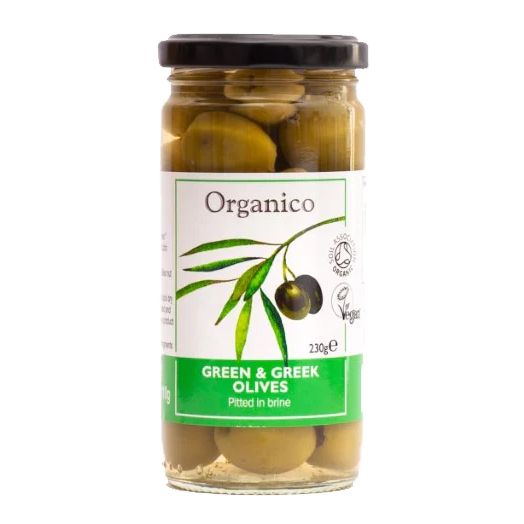 Olives, Pitted in Brine, Organico 230g