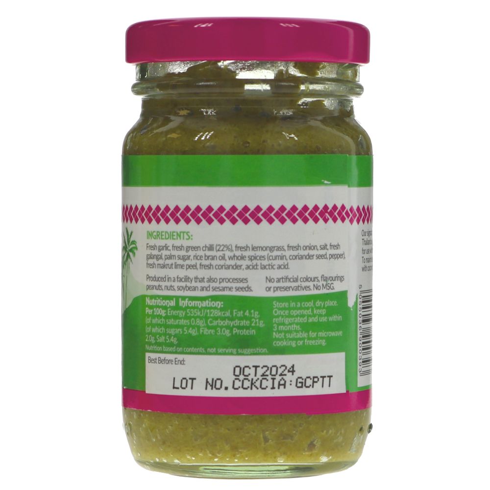 Featured image displaying jar of Thai Taste green curry paste