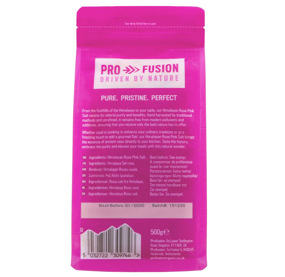Salt, Profusion Pink Himalayan Salt - Coarse 500g