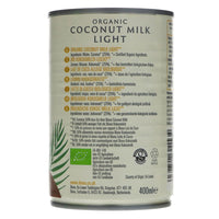 Featured image displaying tin of Biona Organic Light Coconut Milk displaying the ingredients and dietary labels.