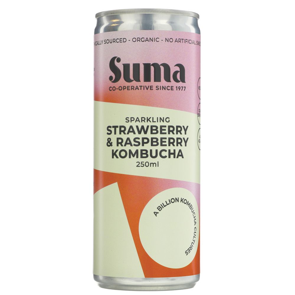 Kombucha, Strawberry & Raspberry, Suma 250ml