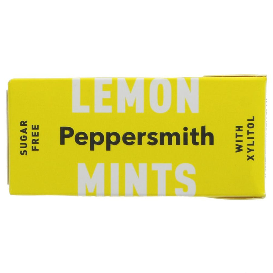 Peppersmith's Lemon Mints. 100% Xylitol Dental Packs Part of the product range 'Dental Pocket Packs'. 15g
