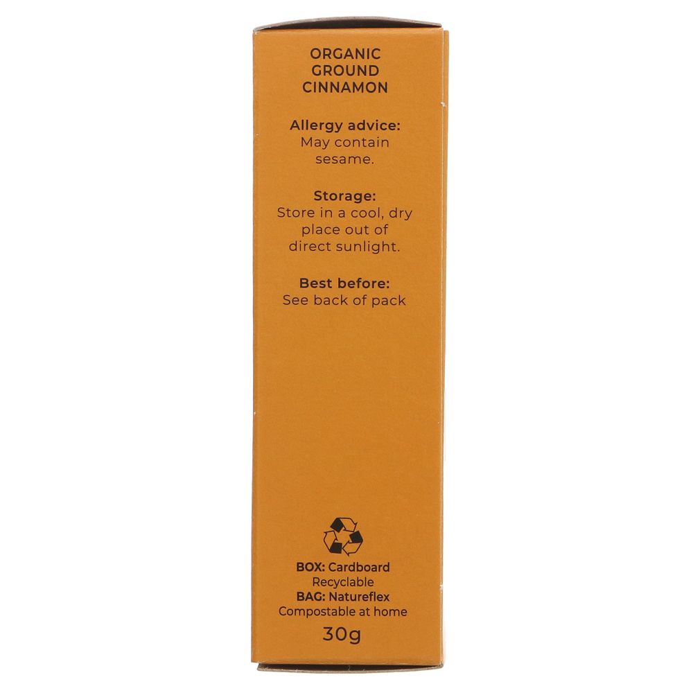 Featured image displaying box of Suma organic ground cinnamon