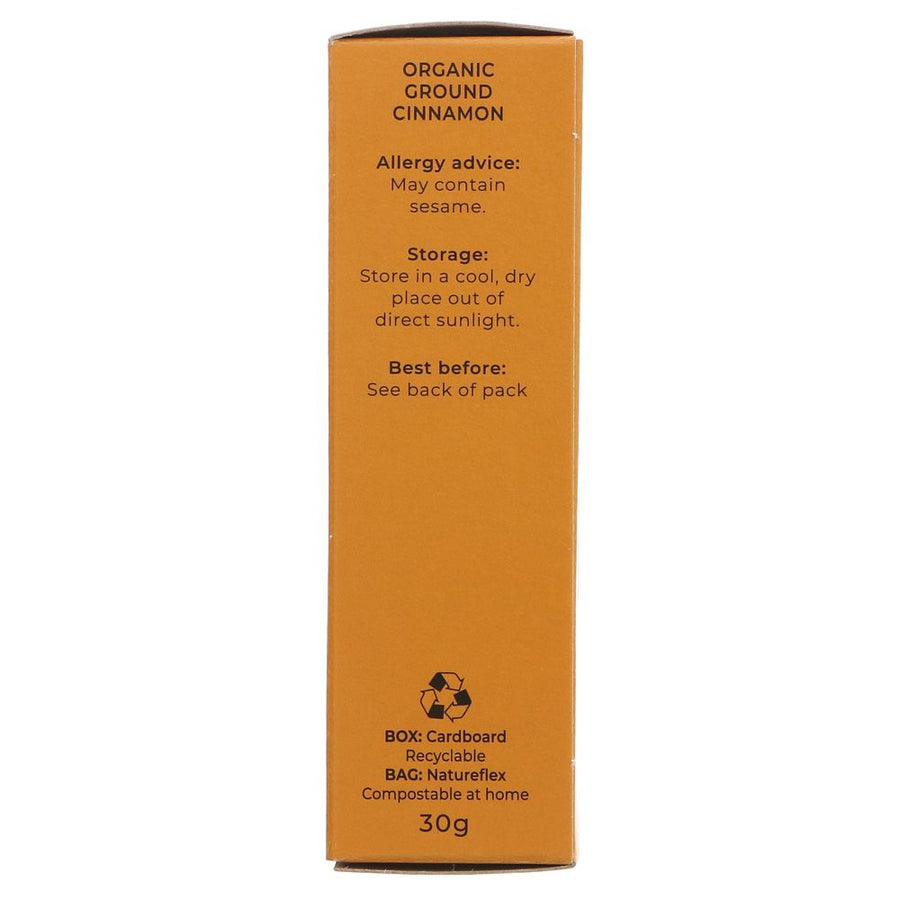 Featured image displaying box of Suma organic ground cinnamon