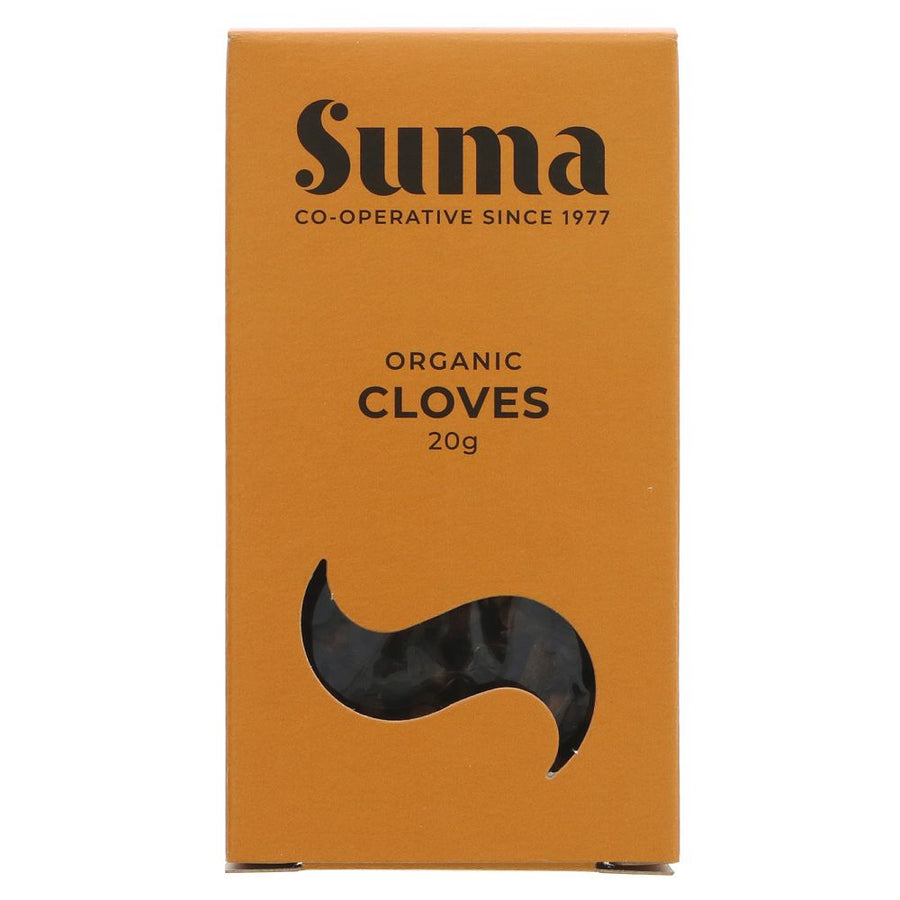 Featured image displaying box of Suma organic whole cloves