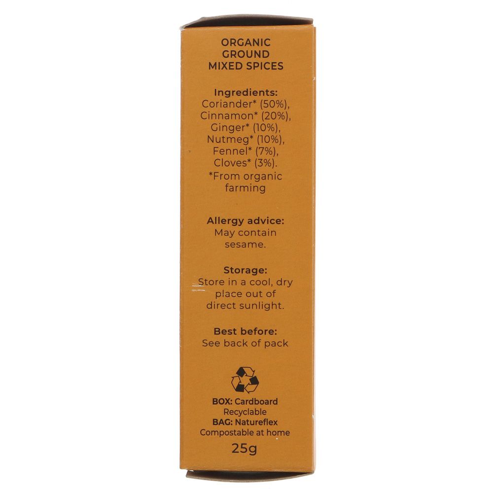Featured image displaying box of Suma organic mixed spice