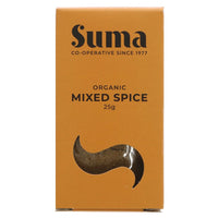Featured image displaying box of Suma organic mixed spice